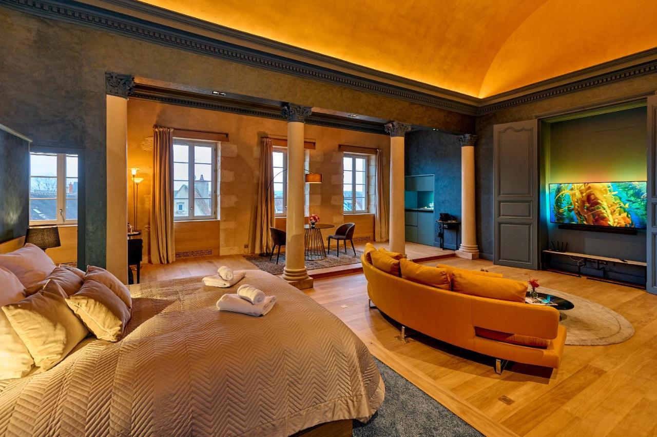 La Chapelle, Les Suites Du Palais, L'Unique 5 Etoiles De Nevers, Suite D'Exception, By Primo C0Nciergerie Exterior foto